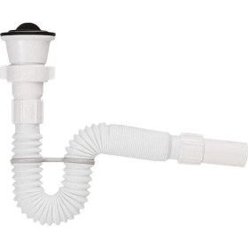 Resim 32 mm Çıkışlı Dayanıklı Lavabo ve Evye Sifonu, Kolay Kullanım ve Güvenli Performans 