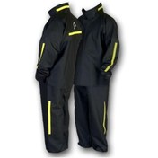 Resim Genel Markalar WINDTECH Motosiklet PVC Yağmurluk Cepli Reflektörlü Alt Üst Takım S Beden Siyah 