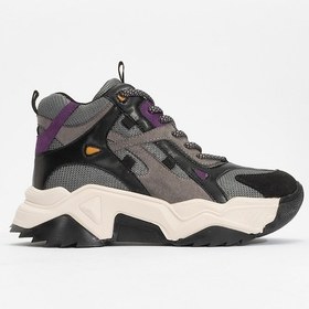 Resim Luvishoes Lowel Siyah-mor Kadın Spor Bot Mor - Siyah 