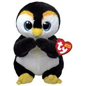 Resim TY Beanie Boos Neve Siyah Beyaz Penguen 15 Cm 