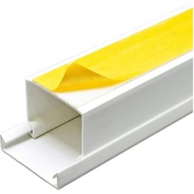 Resim 2 Metre (60X40MM) Kendinden Yapışkanlı Klima Borusu Gizleyici Kablo Kanalı | 2m (5 Adet x 40CM) Kablo Gizleyici 