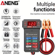 Resim ANENG BT-172 12V Araba Pil Testerı LED Ekranlı - Çoklu Fonksiyonlar, Ters Polarite Koruma, Aşırı Gerilim Koruma, Alarm Uyarısı, Pil Durumu Göstergesi, Şarj Sistemi Analizi, Pil Gerektirmez, Pil Analizi|Dijital Monitör Paneli|Ters Polarite Koruma, Araba Pil Testerı 