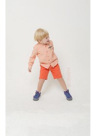 Resim Nanica Kids Erkek Hakim Yaka Gömlek 24ynnc124127 Somon 