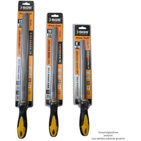 Resim Sgs Saplı Ahşap Törpü Yarım Yuvarlak 12" 300 Mm. 
