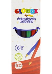 Resim Karton Kutu Kısa Kuru Boya 6 Renk 3673 Çok Renkli 