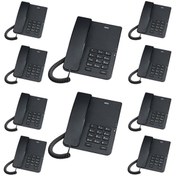 Resim KAREL 10 Adet Siyah Tm140 Masaüstü Ofis Telefon Seti 