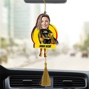 Resim Kişiye Özel Süper Kadın Araba Süsü 