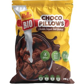 Resim Hello Bio Çikolata Dolgulu Tahıl Gevreği 310 G 