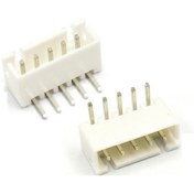 Resim 5 Pin JST-XH 2.54 Tunik Konnektör Erkek 90° 10 adet 