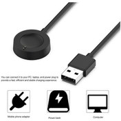 Resim Sandwich Gen 4 Ve Gen 5 Fossil Akıllı Saatler İçin Beyaz Manyetik Evrensel Şarj Kablosu 1m 