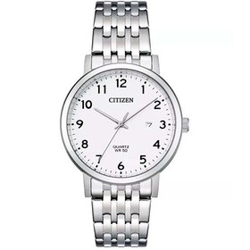 Resim Citizen BI5070-57A Quartz Gümüş Paslanmaz Çelik Klasik Erkek Kol Saati 
