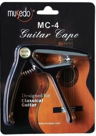 Resim Musedo Mc4bk Klasik Gitar Kaposu - Siyah Aksesuar Düz Klavye 