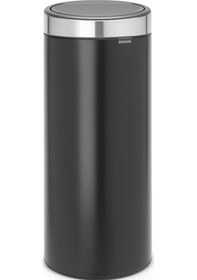 Resim Brabantia Çöp Kutusu 30 Litre Touch Bın New Krom Çerçeveli Mat Si Krom 