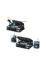 Resim Canon Pıxma E484/e3140 Yazıcı Uyumlu Forprint Dolum Seti 1000ml Siyah 