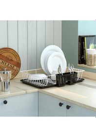 Resim Teknotel Tek Katlı Bulaşıklık Tabaklık Beyaz Kb003 