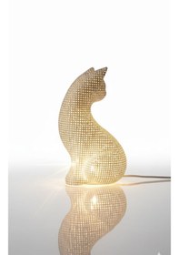 Resim Led Aydınlatmalı Kedi Lambası 