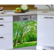 Resim Jasmin2020 Bulaşık Makinesi Stickeryeşil Ağaçlar 