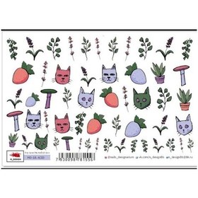Resim Tnl Professionel Takma Tırnak Stiker Md-18 