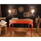 Resim Wooding Mobilya Wooding 100 Cm Masif Kırmızı Naturel Yemek Masası 