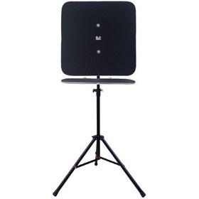 Resim Raf Düzenekli Tripod Ayaklı Kare Dart Arkalık. Siyah 