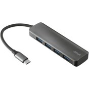 Resim Trust 23328 USB-C to 4Port USB-A 3.2 Hub Trust 23328 USB-C to 4Port USB-A 3.2 Hub