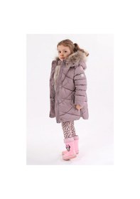 Resim Kız Çocuk Mont 51278 Lila 
