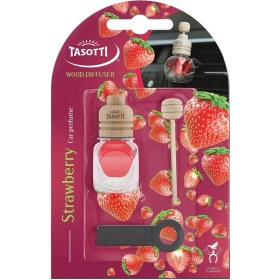 Resim Tasotti Wood Diffuser (Strawberry) Çilek Esanslı Kalorifer Geçme Koku 7ml. 