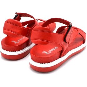 Resim Kadın Comfort Deri Sandalet Kırmızı 202064y Yetişkin 