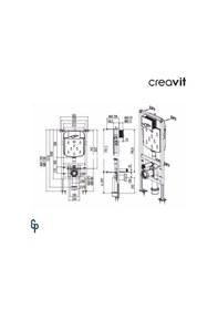 Resim Creavit Gömme Rezervuar Seti Creavit Gr5003 