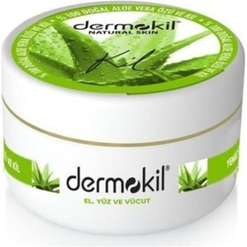 Resim Dermokil Natural Aloe Vera El ve Yüz Bakım Kremi 300 ML 