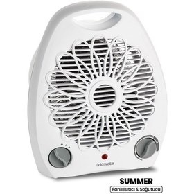 Resim Goldmaster Summer Beyaz 2000 W Isıtıcı Fan 