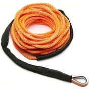 Resim Xuweiwei 6mm X 590.55inch Turuncu 15m Ağır Hizmet Sentetik Çekme Halatı 7700lbs Kopma Dayanımı 