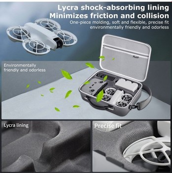 Motion003 Durable Waterproof Pu Depolama Cantasi Djı Neo Drone Icin Neo Changfei Depo Cantasi Tasinabilir Gri