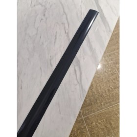 Resim ORSA Parke Eşik Çıtası Kendinden Yapışkanlı Antrasit Renkli Alüminyum Profil 90 cm /3 Adet. 