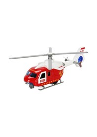 Resim Çek Bırak Metal Helikopter 20 Cm - Kırmızı 