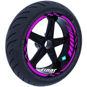 Resim Gül Pembesi Moto GP İç Dış Jant Şeridi Takım Sticker Çınar Extreme 