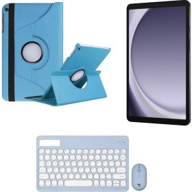 Resim Galaxy Tab A9 8gb Ram 128GB 8'7 Inç Mavi Tablet+Mavi Kılıf+Mavi Klavye Mouse 