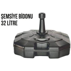 Resim Siyah Yelken Bayrak Ve Plaj Şemsiyesi Bidonu 32 Lt 