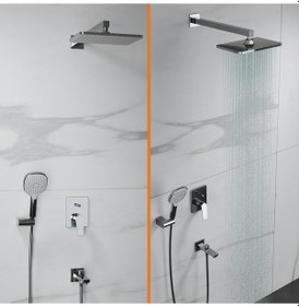 Resim Adell Azure Optimal Ankastre Set -krom - 2 Yollu Krom 