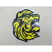 Resim Aksesuar Aslan Sticker Sarı 8x7cm (2 Adet Fiyatı) Lion Sticker, Arslan Aslan Etiketi, Aslan Çıkartması 