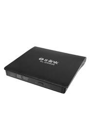 Resim ystekno S-LINK SL-DRW06, USB 3.0, External, Siyah, Slim, CD-R/DVD-R/RW Optik Okuyucu/Yazıcı 