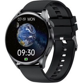 Resim SONREİR Smart Watch 4 Spor Klasik Yuvarlak Kasa Amoled Ekran Akıllı Saat Huawei İphone Xiaomi Samsung Uyumlu 