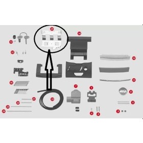 Resim Gıvı Z287 Çanta Kilit Mekanizması Montaj Sacı E35 Tek Renk 