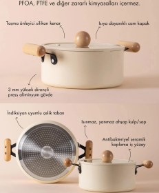 Resim The Mia Cucina Di Mia Derin Tencere 24 Cm Çok Renkli 