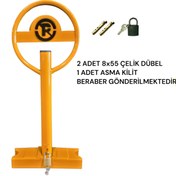 Resim MEGESHOME Otopark Bariyeri, Yatar Kalkar Kişisel Kilitli Park Bariyeri, Park Demiri 