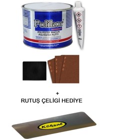 Resim Polikor Polyester Çelik Macun 2700 gr Set 