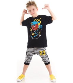 Resim Denokids Mushi Basket Topu Erkek Çocuk T-Shirt Kapri Takım Çok Renkli 