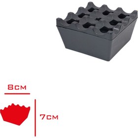 Resim Lider MAGNESİA KÜLLÜK IZGARALI SİYAH 144 AD ( TOPTON ÖZEL) 