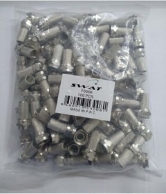 Resim Swat F0006 Rg-6 F Konnektör -100 Lü Paket Halinde 