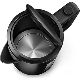 Resim Serisi 3000 Su Isıtıcısı, 1,7 L Yaylı Kapak, Düz Isıtma Elemanı, Işık Göstergesi, Çıkarılabilir Filtre, Çeşitli Güvenlik Sistemleri, Siyah (HD9318/20) 